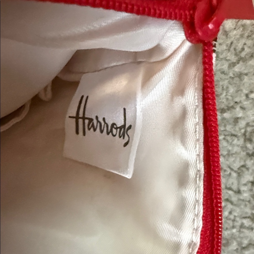 Harrods Blue and Red Cityscape Coin Pouch - Picture 5 of 9